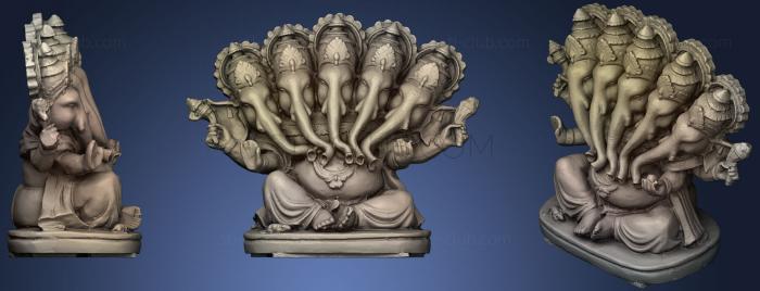 3D model Panchamukhi Ganesha (STL)